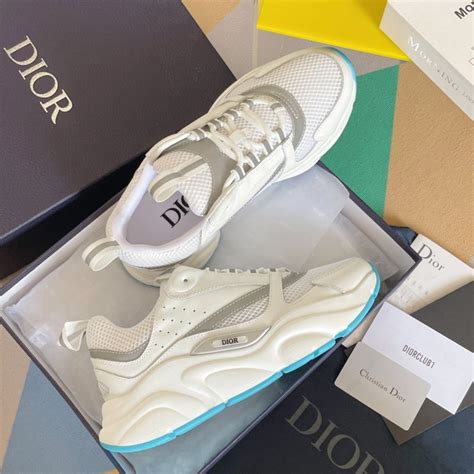 dior b22 white silver blue|christian dior sneakers b22.